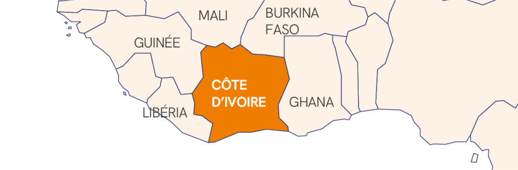 Carte Cote D Ivoire Fr 1