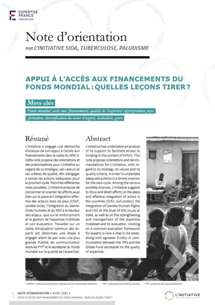 Appui A Lacces Aux Financements Du Fonds Mondial Quelles Lecons En Tirer