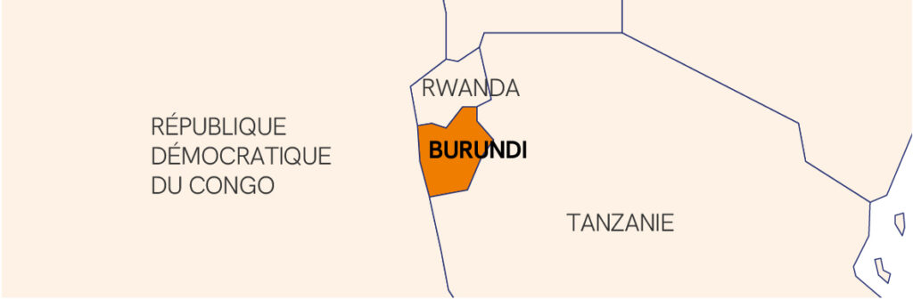 Carte Burundi Fr