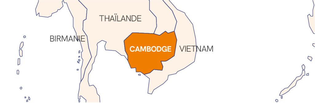 Carte Cambodge Fr