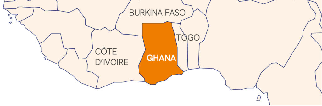 Carte Ghana Fr