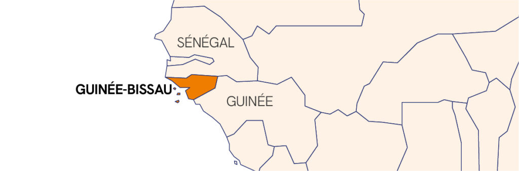 Carte Guinee Bissau Fr