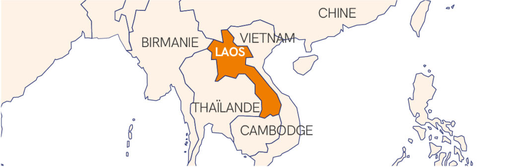 Carte Laos Fr