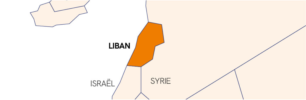 Carte Liban Fr