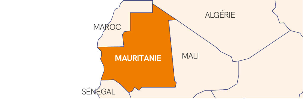 Carte Mauritanie Fr