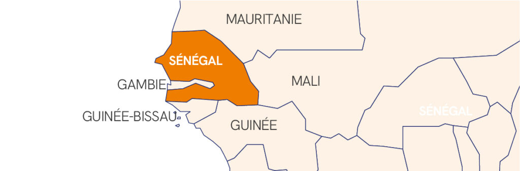 Carte Senegal Fr