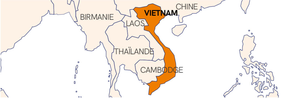 Carte Vietnam Fr