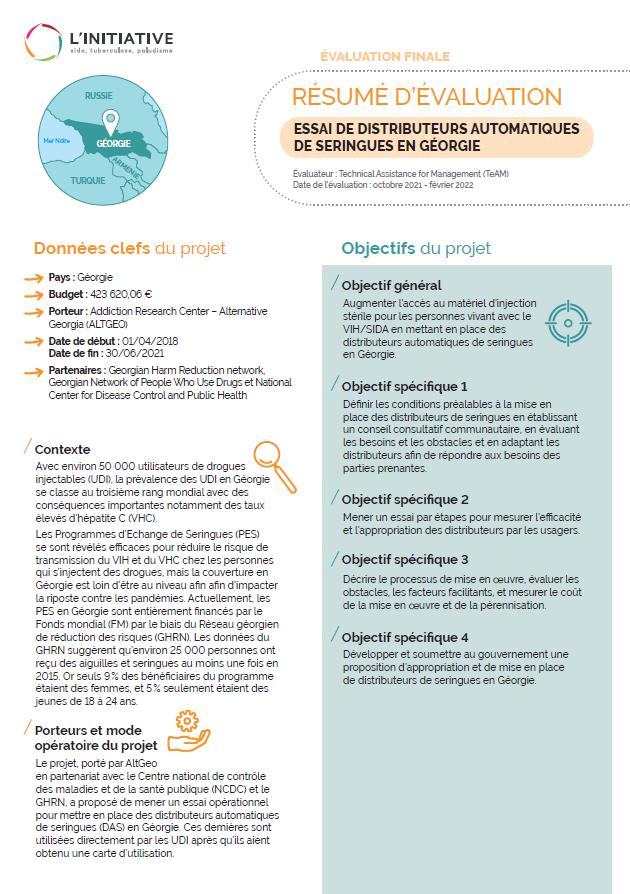 Fiche Resume Seringues Georgie