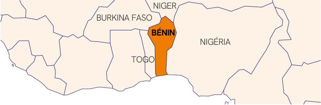 Carte Bénin Fr