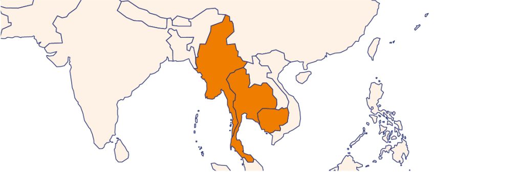 Carte Multipays Birmanie Cambodge Thaïlande Fr