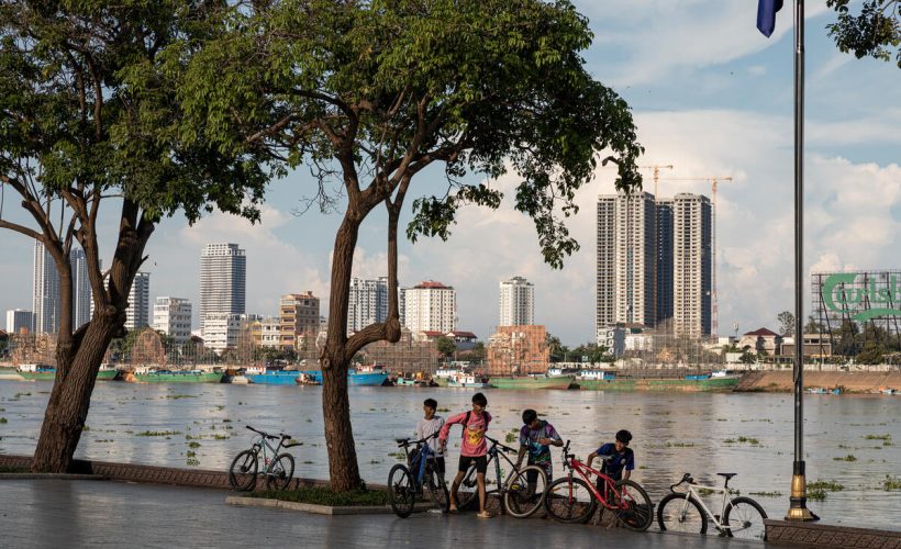 Mekong River in Phnom Penh, Cambodia