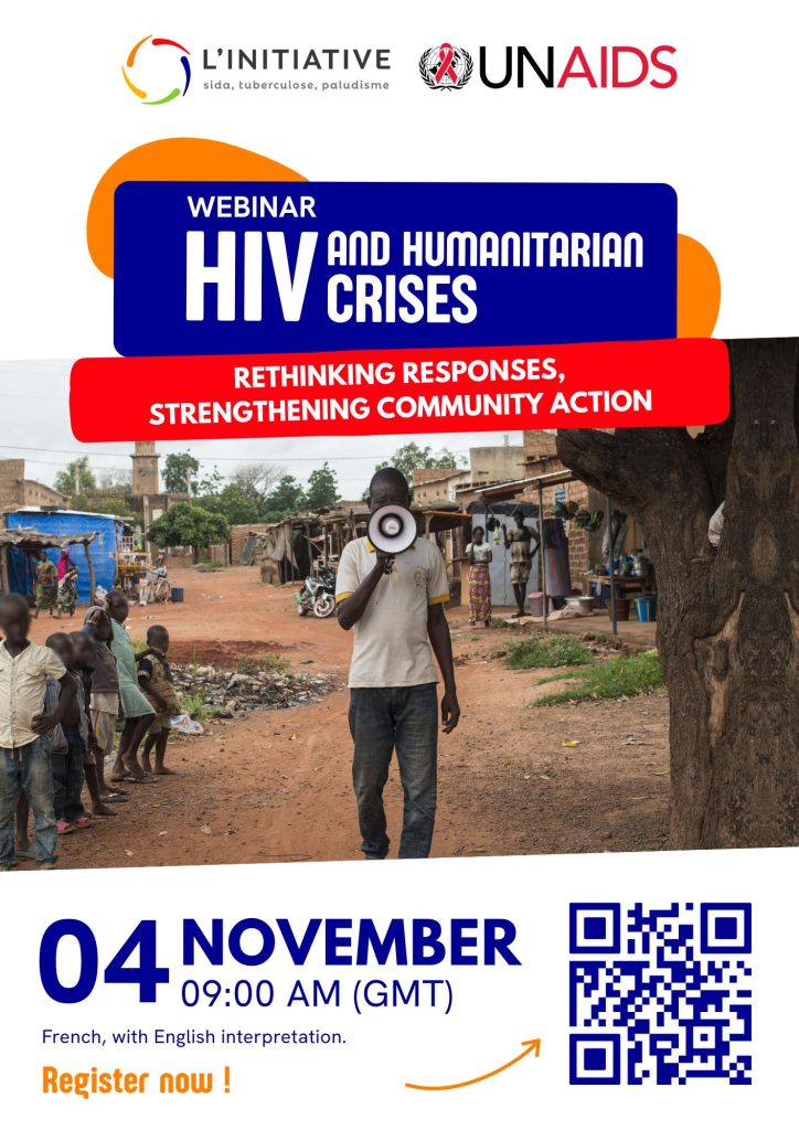 Affiche webinaire - VIH et crises humanitaires