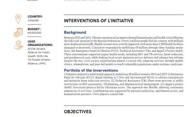 Cover Cross-cutting Evaluation - Interventions in Ukraine (2022-2025)