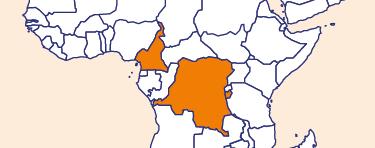 Burundi, Cameroun, République démocratique du Congo