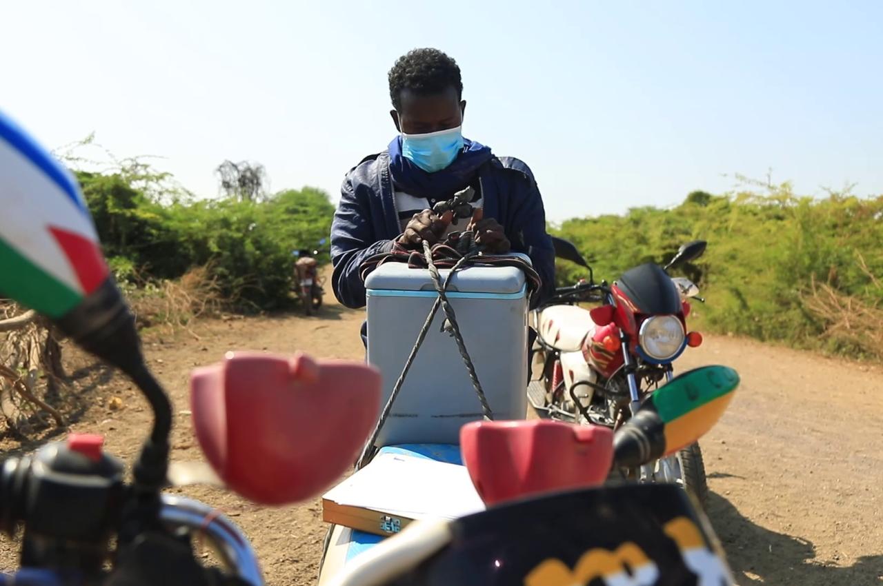 Reach Ethiopia Afar Specimen Transport By Motorbike