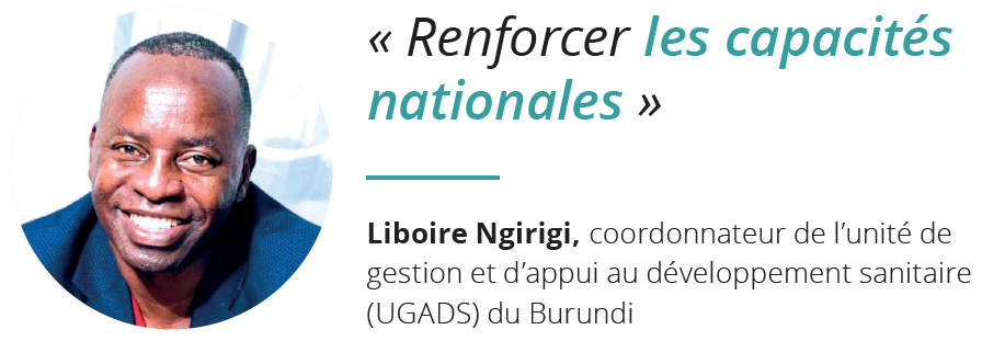 Liboire Ngirigi, coordonnateur de l’unité de gestion et d’appui au développement sanitaire (UGADS) du Burundi